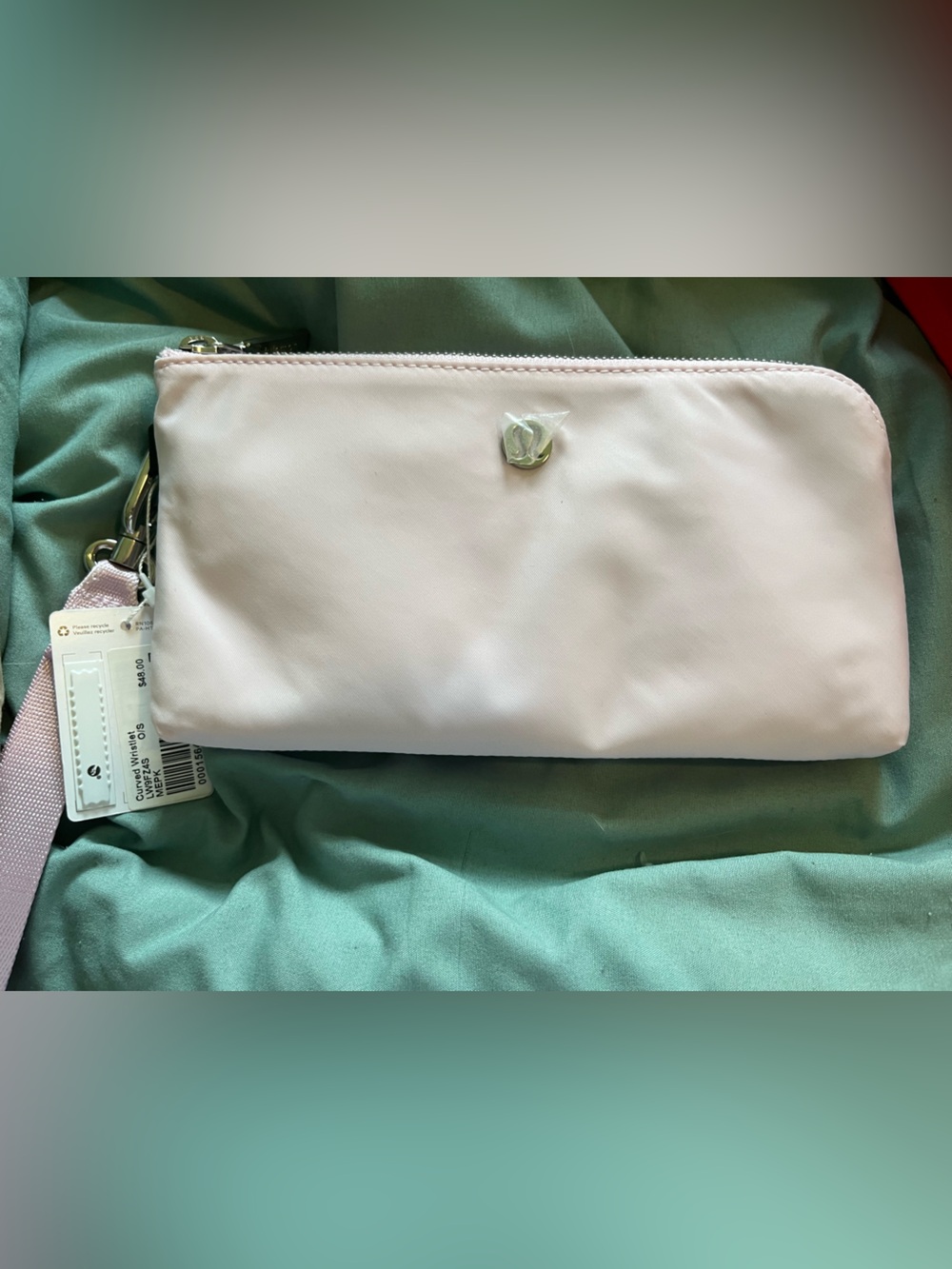 NWT Lululemon Double zip wristlet/ wallet